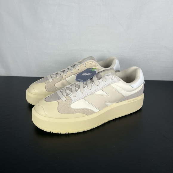 New Balance CT302 White Beige Chunky Leather Shoes Sneakers Men Size 11 … - Picture 1 of 11